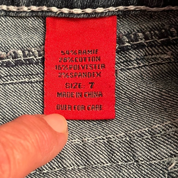 EIGHTY EIGHT Women’s Distressed Denim Jeans. Sz 7. - Picture 7 of 7